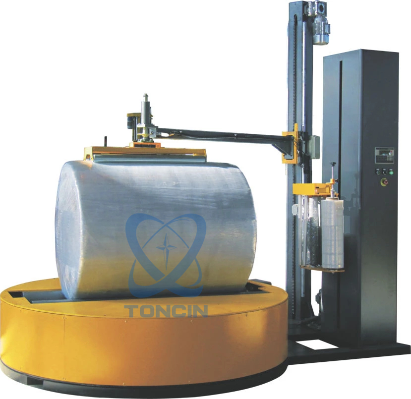 Cylindrical Good Wrapper Stretch Film Wrapping Machine