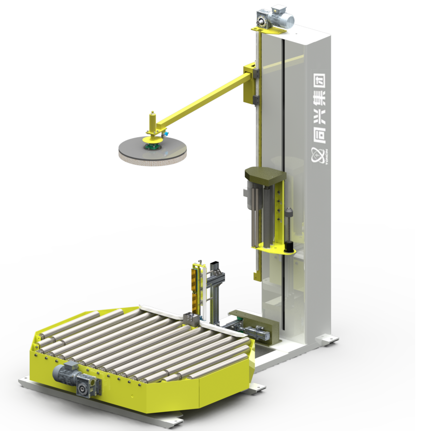 Conveyor Online Stretch Pallet Wrapper Pallet Wrapping Machine With